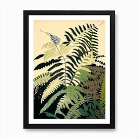 Japanese Climbing Fern Rousseau Inspired Art Print