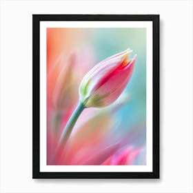 Floral Art 0009 Single Botanical 0000 Flower Blur 0000 Bp6586 Macro Photo Of A Heavenly Adorable Beautiful Rare Find 0bc Art Print