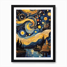 Starry Night 6 Art Print