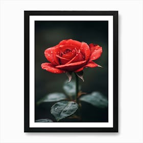 Red Rose 9 Art Print