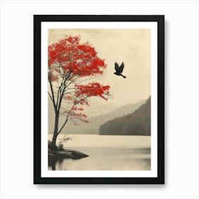 Bird In Flight Art Print