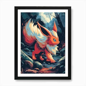 Pokemon Eevee 3 Art Print