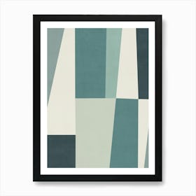 Composition Of Geometric Shapes 47 Art Print