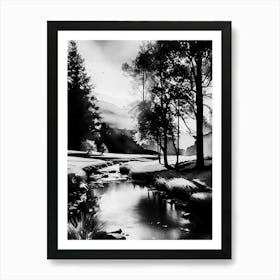 Black And White Painting 21 Art Print