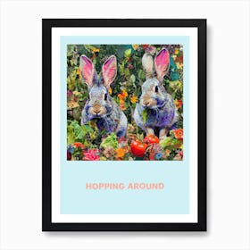 Hopping Around Poster 3 Art Print