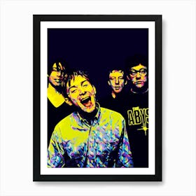 blur band music 1 Art Print