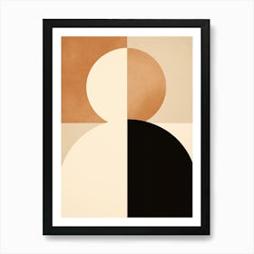 Ivory Bauhaus Serenity Art Print