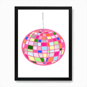 Disco Ball 25 Art Print