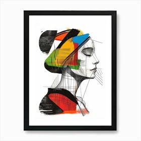 Portrait Of A Woman 544 Art Print