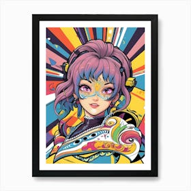 Anime Girl Art Print