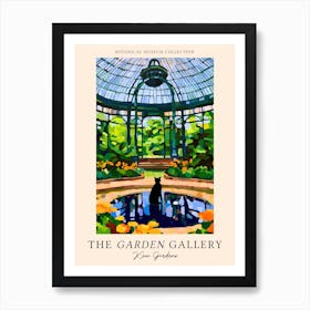 The Garden Gallery, Kew Gardens United Kingdom, Cats Matisse Style 4 Art Print