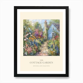 Nature Cottage Garden Poster 6 Art Print