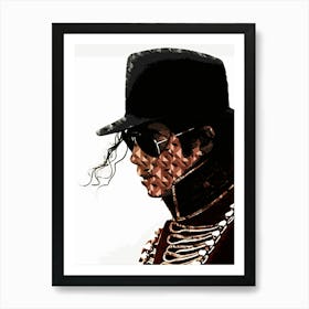 Michael Jackson king of pop Art Print