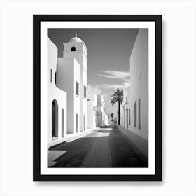 Sousse, Tunisia, Black And White Photography 1 Art Print