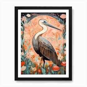 Brown Pelican 1 Detailed Bird Painting Art Print