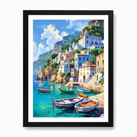 Of A Seaside Town Art Print