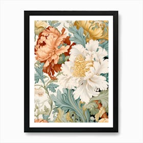 Floral Wallpaper 71 Art Print