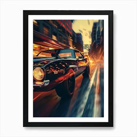 Speed Car Hd Wallpaper Art Print
