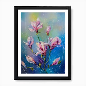 Blooming Magnolia Art Print