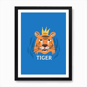 King Tiger Art Print