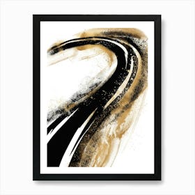 Abstract Of A Road Art Print