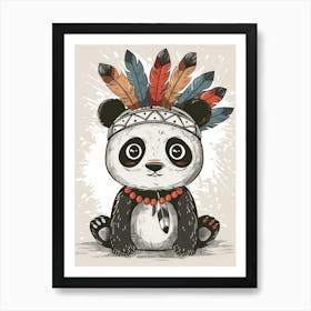 Indian Panda 10 Art Print