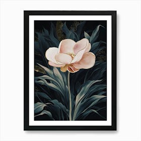 Flower In The Dark Art Print