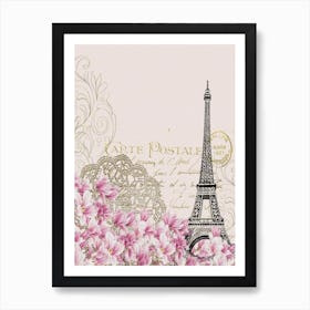 Paris Eiffel Tower Art Print