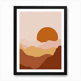 Bohemian Sunset 2 Art Print