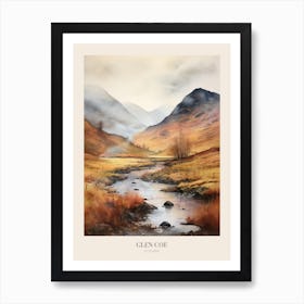 Glen Coe Scotland Uk Trail Poster Art Print