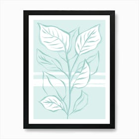 Mint Plant Art Print