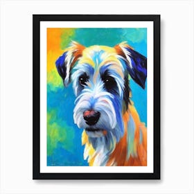 Silky Terrier Fauvist Style Dog Art Print