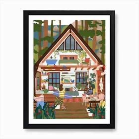 Surf Shack Art Print