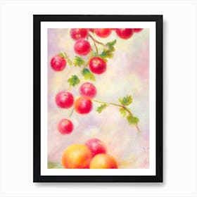 Redcurrant Painting Fruit Art Print