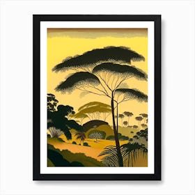 Nungwi Tanzania Rousseau Inspired Tropical Destination Art Print