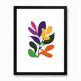 Flower Logo Art Print