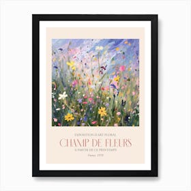 Champ De Fleurs, Floral Art Exhibition 28 Art Print