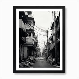 Manila, Philippines, Black And White Old Photo 1 Art Print