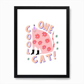 Cool Cat Art Print