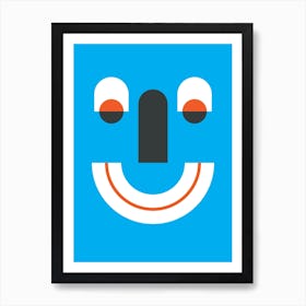 Smile Town Face A Art Print