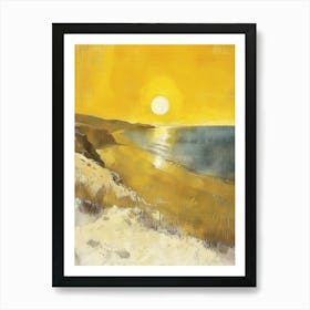 Sunset At The Beach 62 Art Print