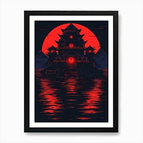 Samurai Castle Art Print