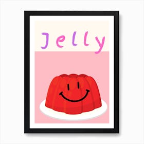 Jelly Pink Art Print