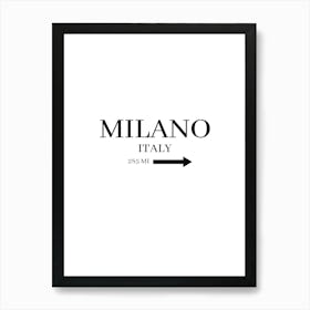 Milano Italy Affiche