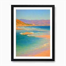 Elafonisi Beach Crete Greece Monet Style Art Print