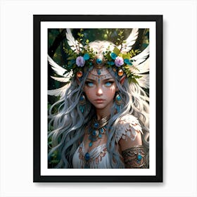 Elven Beauty Art Print