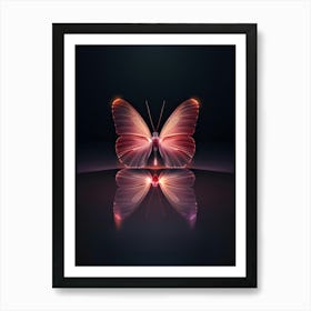 Abstract Butterfly 3 Art Print