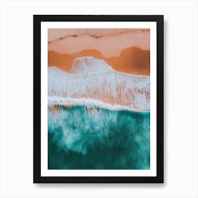 Aerial View Of A Beach 78 Art Print