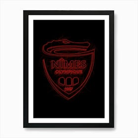 Nimes France Logo Art Print