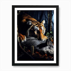 Wild Animal Creative Portrait 182 Art Print